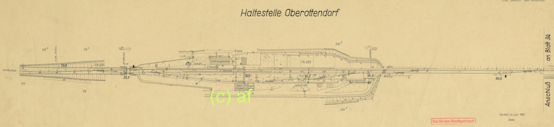 Lageskizze der Haltestelle Oberottendorf