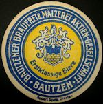 Bierdeckel aus der Fabrikation Sputh