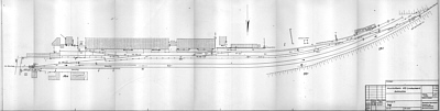 Gleisplan Anschlußbahn Linoleumwerk Kohlmühle
